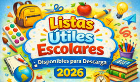 Listas de Útiles Escolares 2026